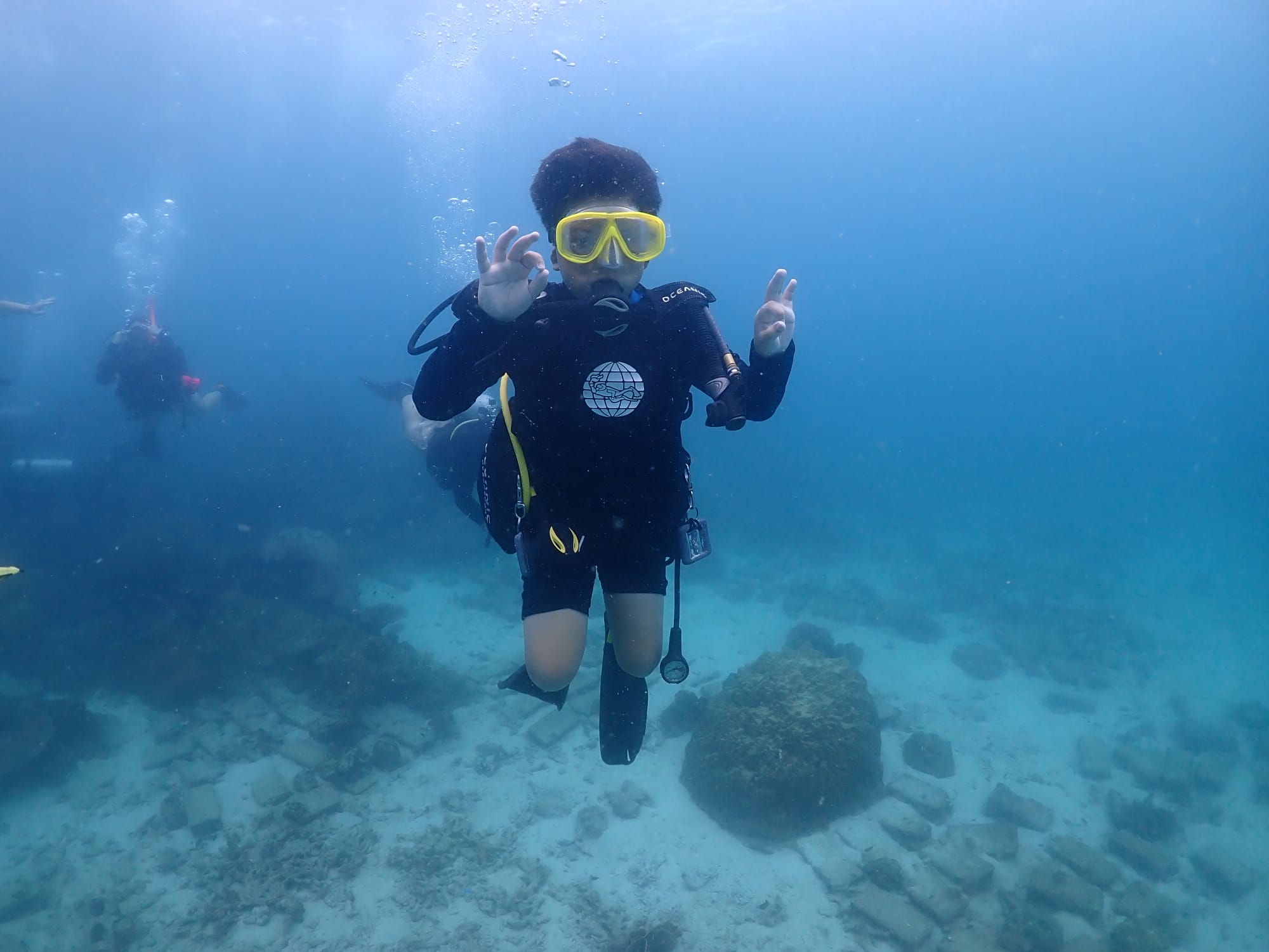 Winston Smith scuba diving in Koh Tao