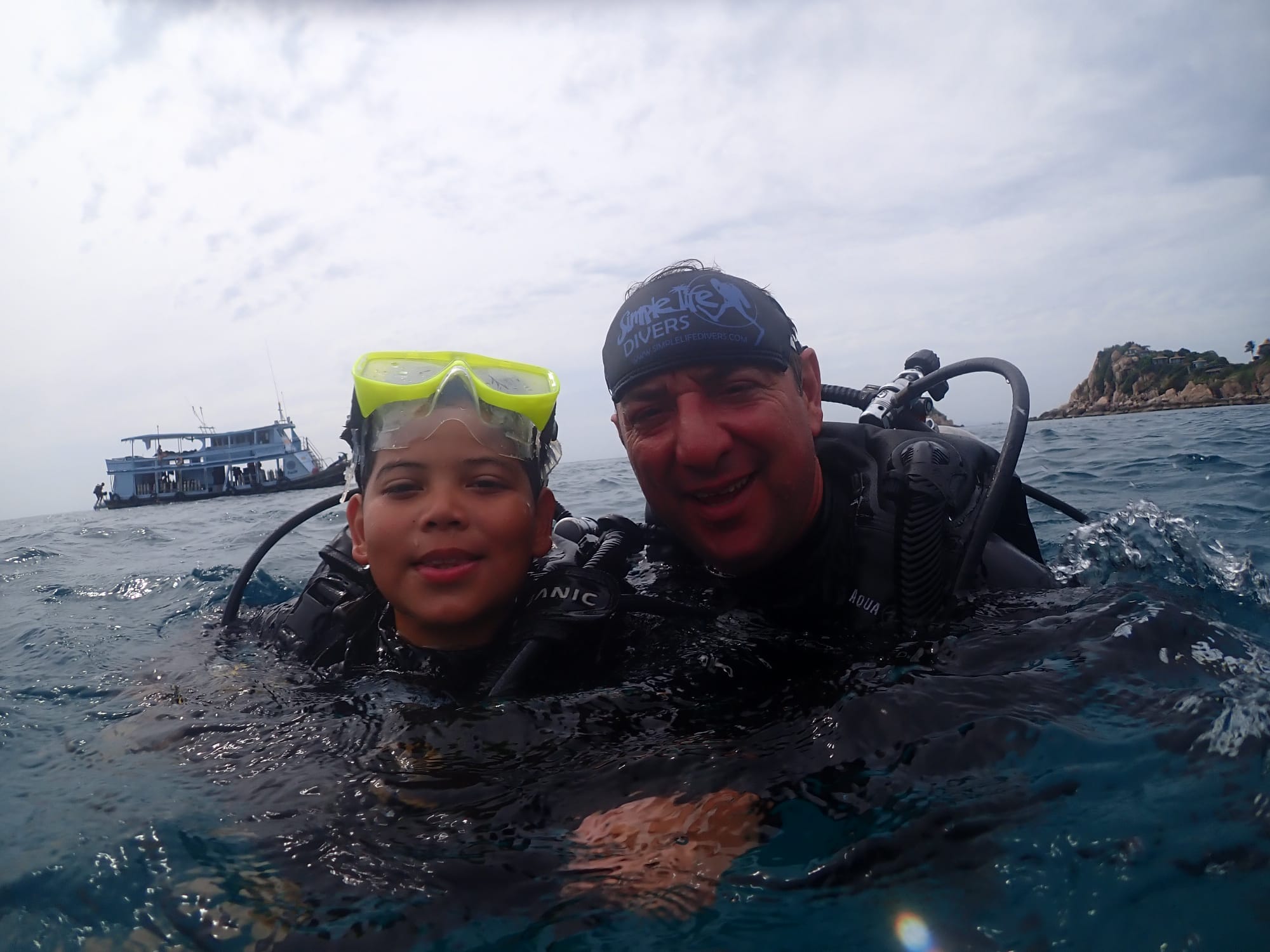 Haydon Smith scuba diving in Koh Tao