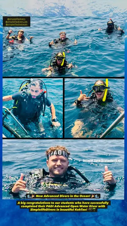 Padi Advanced Courses – Simple Life Divers Koh Tao Thailand